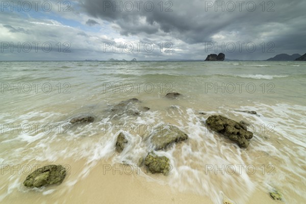 Beach, Koh Ngai Island, Andaman Sea, Satun Province, Southern Thailand, Thailand, Asia