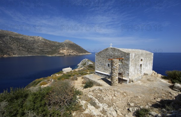 Church of Agios Nikolaos on the Laconian Gulf, Porto Kagio, Laconia, Peloponnese, Greece, Europe