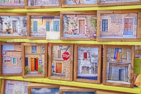 Souvenirs on sale, Alcudia, Mallorca, Balearic Islands, Spain, Europe
