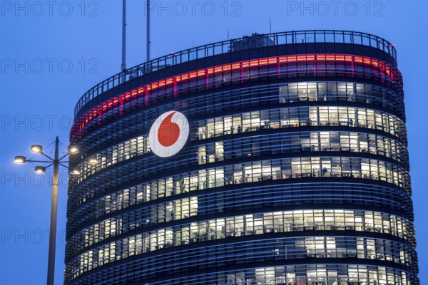 The company headquarters of Vodafone, in Düsseldorf-Heerdt, Vodafone-Campus, office tower, North