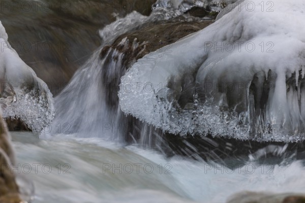 Rissbach creek in the Eng valley, Karwendel mountains, Austria, Europe