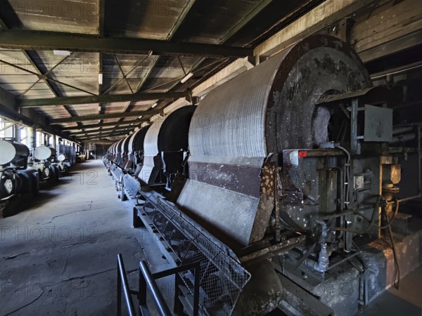 Ore processing facilities in the Rammelsberg Ore Mine Museum, UNESCO World Heritage Site, Goslar,