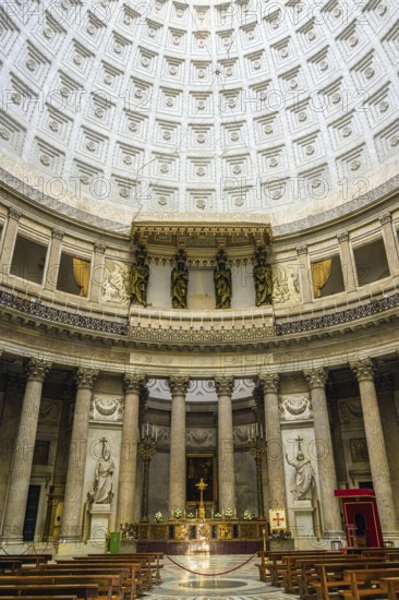 Basilica Reale Pontificia San Francesco da Paola, Naples, Campania, Italy, Europe