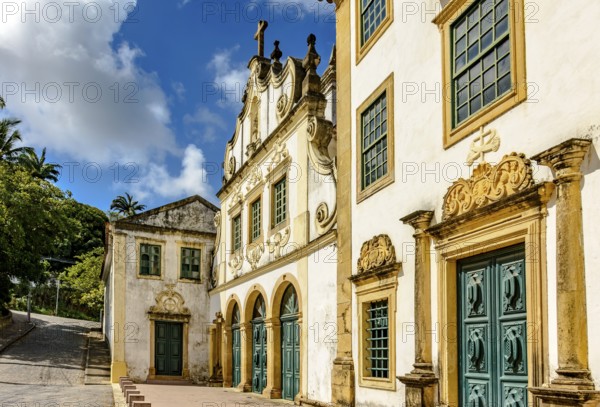 Historic baroque style church in the city of Olinda in Penambuco, Brazil, Olinda, Pernambuco,