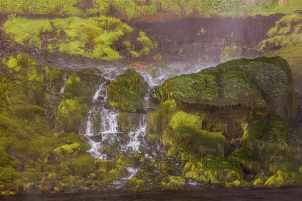 Waterfall Seljalandsfoss, 60 m high, located in southern iceland
