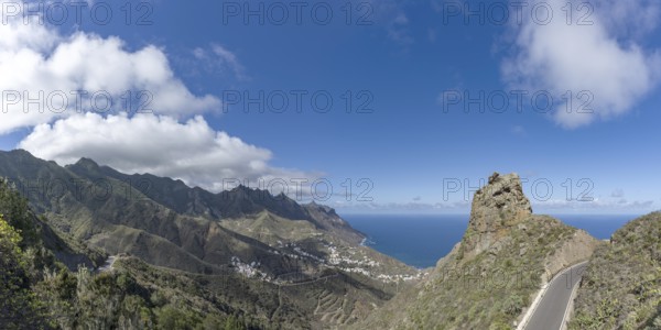 Atlantic coast near Taganana, Tagana valley, Barranco de la Iglesia, Anaga mountains, Las Montanas