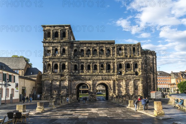 The Roman city gate Porta Nigra, part of the UNESCO World Heritage Site in Trier,