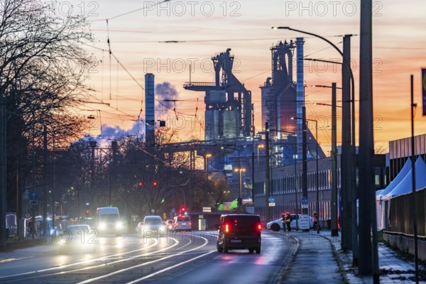 Duisburg-Bruckhausen steel site, ThyssenKrupp Steel, blast furnaces 8 and 9, on