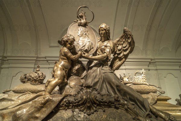 Sarcophagus in the Capuchin Crypt in Vienna, Austria, Europe