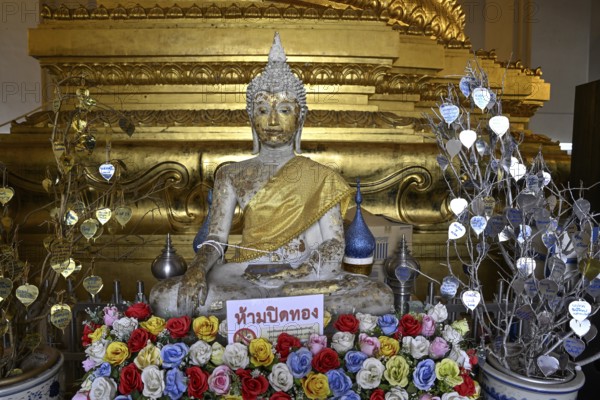 Buddha statue, Wat Phra Si Sanphet, Buddhist temple, Ayutthaya, Ayutthaya province, Thailand, Asia