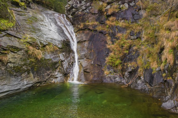 Goessl waterfalls, first fall, Malta valley, Carinthia, Austria, Europe