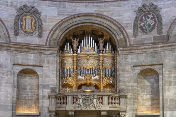 Organ of Frederik's Church or Marble Church, Copenhagen, Denmark, Europe