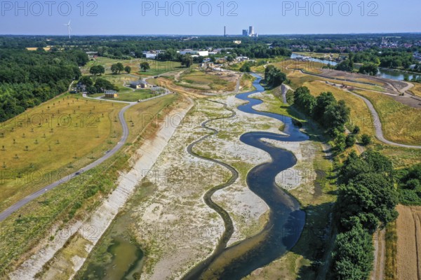 Recklinghausen, Castrop-Rauxel, North Rhine-Westphalia, Germany, EMSCHERLAND construction project,