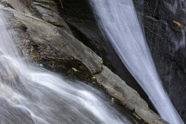 Waterfall near Sonogno, close-up, Verzasca Valley, Valle Verzasca, Canton Ticino, Switzerland,