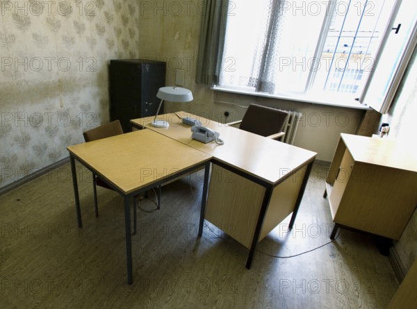 Berlin, 12.09.2008, View into an interrogation room of the former central prison of the Ministry