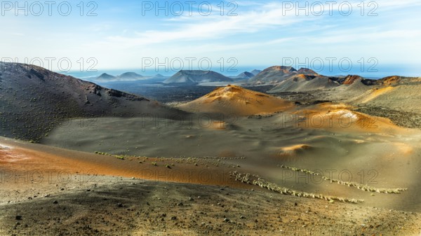 2016, Timanfaya National Park, Lanzarote, Fire Mountains of Timanfaya National Park, Montanas del
