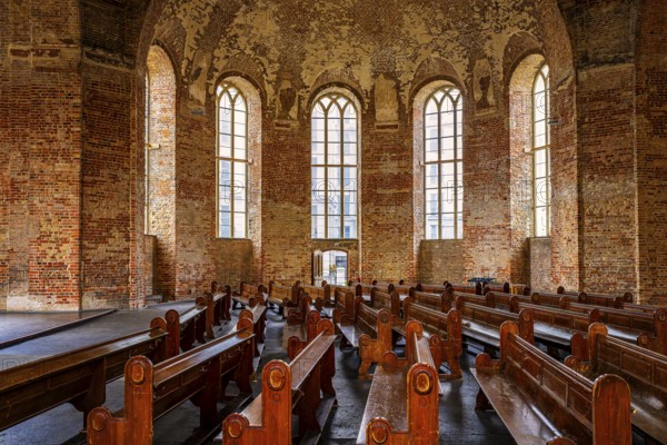Interior view of the Parochial Church in the monastery quarter, Berlin, Germany, Europe