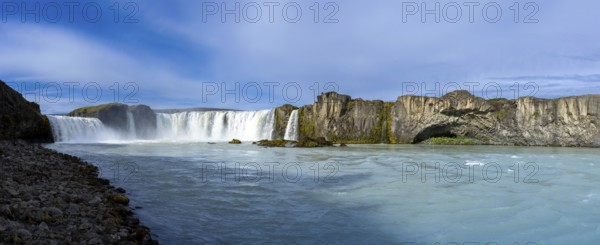 Godafoss Waterfalls, a part of Iceland Golden Circle travel destination