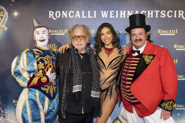 Clown Gensi, Bernhard Paul, Lili Paul-Roncalli and Oliver Polak at the premiere of the 20th