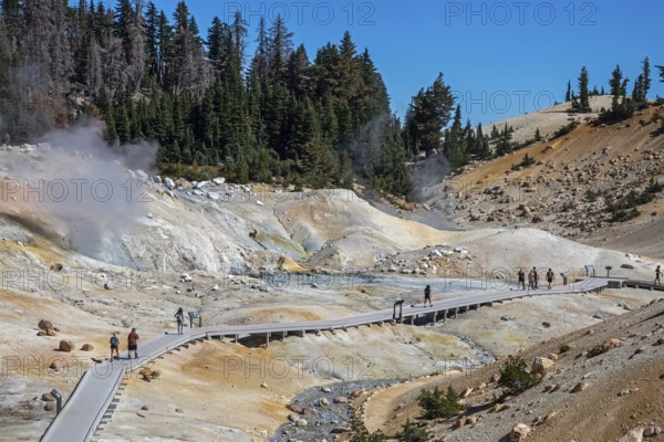Mineral, California - The Bumpus Hell hydrothermal area in Lassen Volcanic National Park