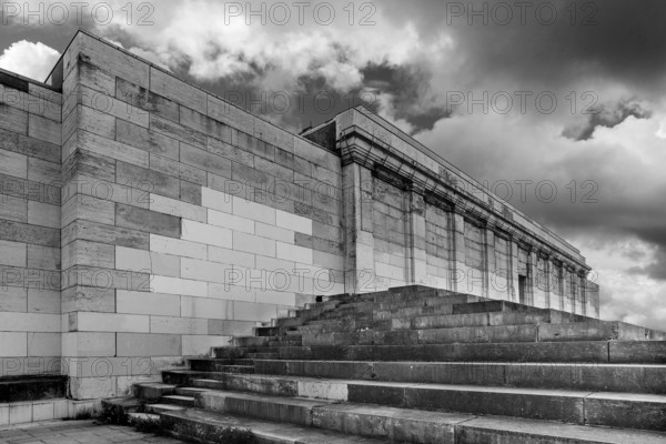 Main grandstand of the Zepelinfeld on the former Nazi Party Rally Grounds, Nuremberg, Middle