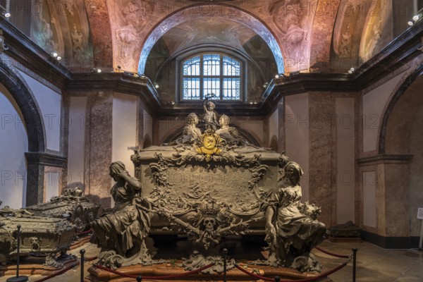 Maria Theresa Crypt in the Capuchin Crypt in Vienna, Austria, Europe