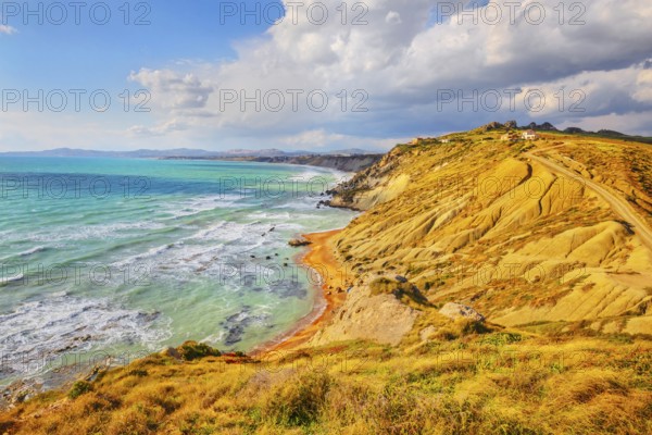 Riserva Naturale di Punta Bianca, Palma di Montechiaro, Agrigento, Sicily, Italy, Europe