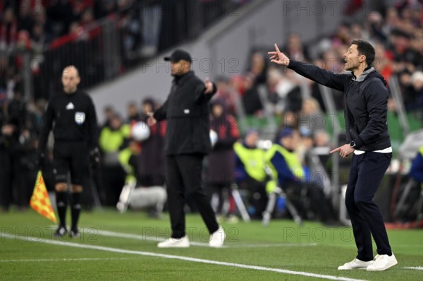 Coach Coach Xabi Alonso Bayer 04 Leverkusen and Coach Coach Vincent Kompany FC Bayern Munich FCB on