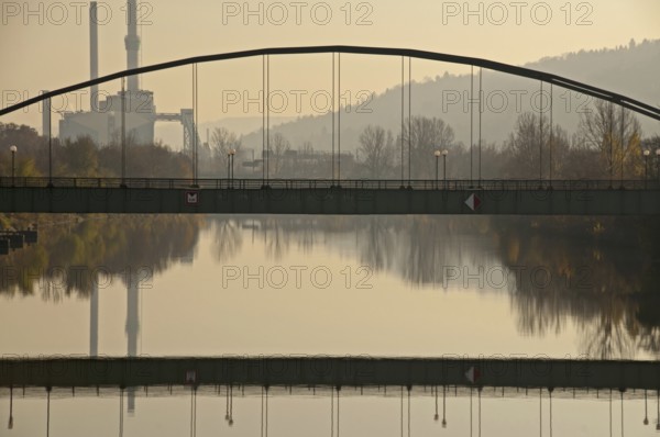 König-Karls-Brücke, Neckar, Stuttgart, Baden-Württemberg, Germany, Europe