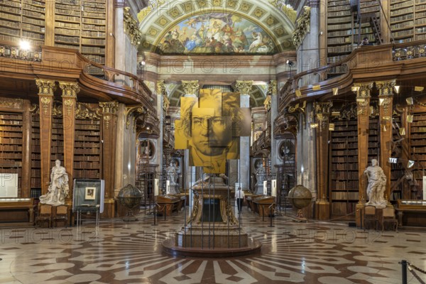State Hall of the Austrian National Library in Vienna, Austria, Europe
