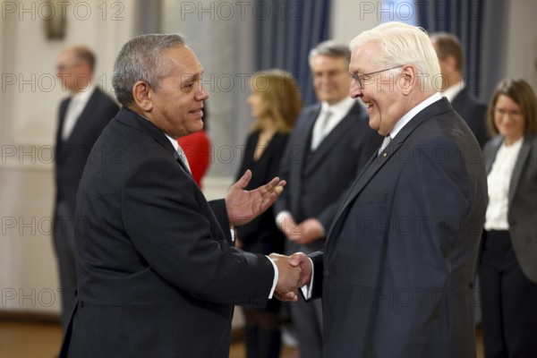 Vladimir Adolfo Franco Sousa Panama is received by Frank-Walter Steinmeier (President of the