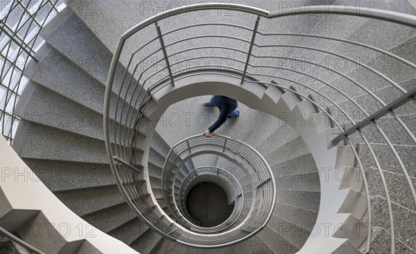 Germany, spiral staircase in an office building, Europe