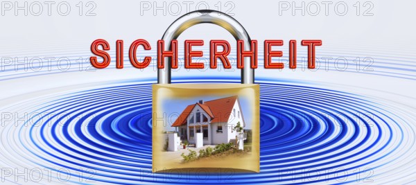 Symbolic image, security, burglary, theft, robbery, liability insurance, household contents