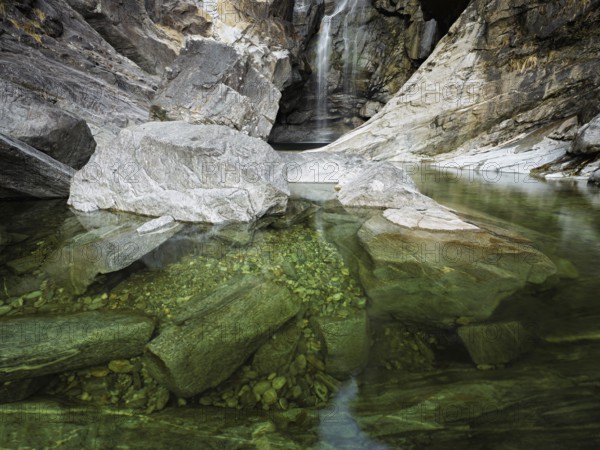 Cascata del Salto waterfall, Maggia, Maggia Valley, Canton Ticino, Switzerland, Europe