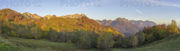 Sunrise Piccolo Dolomiti, Recoaro Terme, Province of Vicenza, Italy, Europe