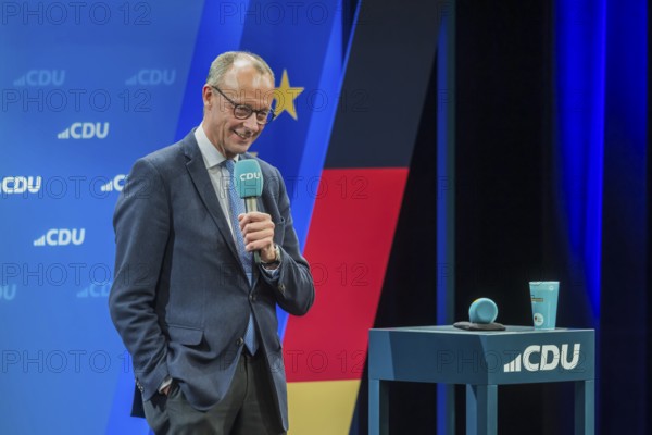 Election event of the CDU party for the Bundestag elections with top candidate Friedrich Merz.