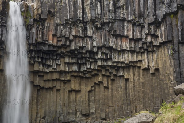 Svartifoss waterfall, Vatnajökull National Park, SE Iceland