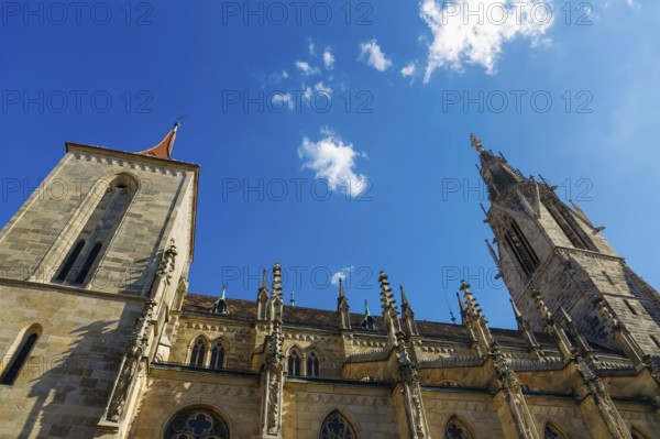 St Mary's Church Reutlingen, sacred building built from 1247 to 1343, cultural monument, Gothic