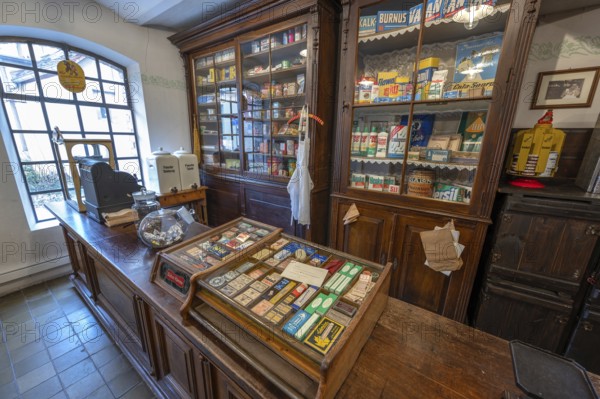 Former Thuringian drugstore from 1898, used as a corner shop from 1920 to 1960, now in the