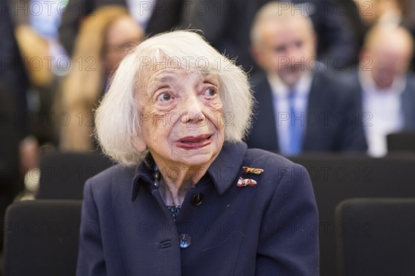 Margot Friedländer (Holocaust survivor) at the awarding of honorary citizenship to Friede Springer