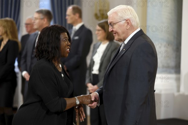 Youngor Sevelee Telewoda Liberia is received by Frank-Walter Steinmeier (President of the Federal