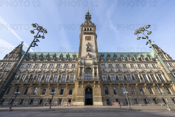 City Hall, State Government, North German Renaissance, Hamburg, Germany, Europe