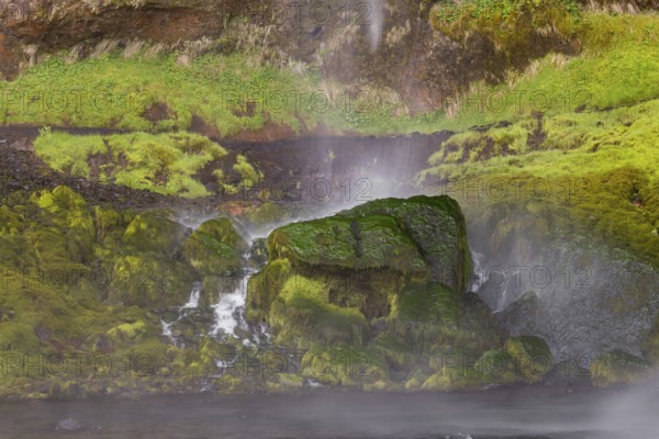 Waterfall Seljalandsfoss, 60 m high, located in southern iceland