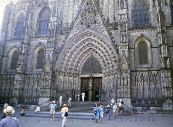 Cathedral of the Holy Cross and St Eulalia, cathedral church in the city of Barcelona, Catalonia,