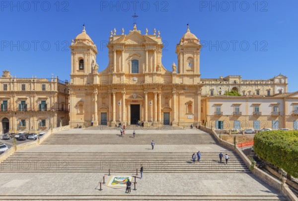 San Nicolò Cathedral, Noto, Noto Valley, Sicily, Italy, Europe