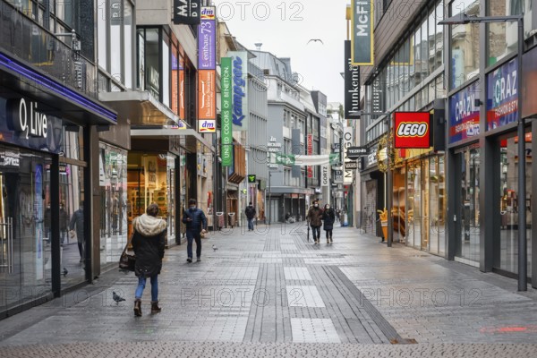 Cologne, North Rhine-Westphalia, Germany - Cologne city centre in times of the corona crisis during