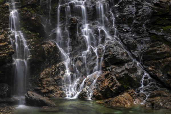Froda Waterfall, Cascata La Froda, Sonogno, Verzasca Valley, Valle Verzasca, Canton Ticino,