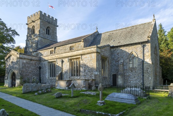 Village parish church of Saint George, Ogbourne St George, Wiltshire, England, UK