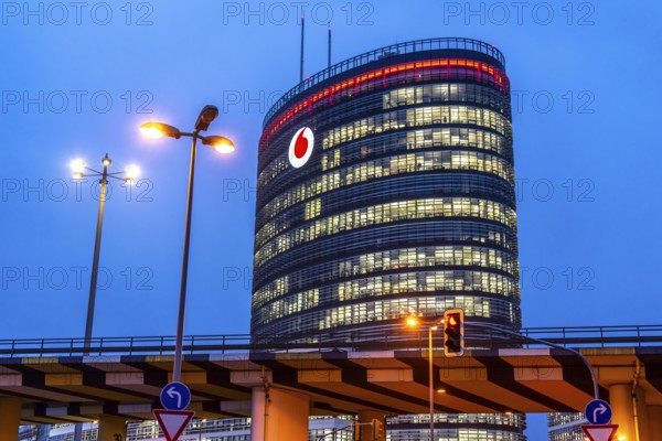 The company headquarters of Vodafone, in Düsseldorf-Heerdt, Vodafone-Campus, office tower, North