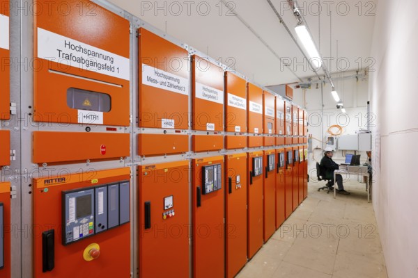 Oberhausen, Ruhr area, North Rhine-Westphalia, Germany - switchgear, electrical installation in